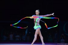 Beauty and grace: performances with ribbon at FIG World Cup in Baku (PHOTOS)