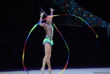 Beauty and grace: performances with ribbon at FIG World Cup in Baku (PHOTOS)