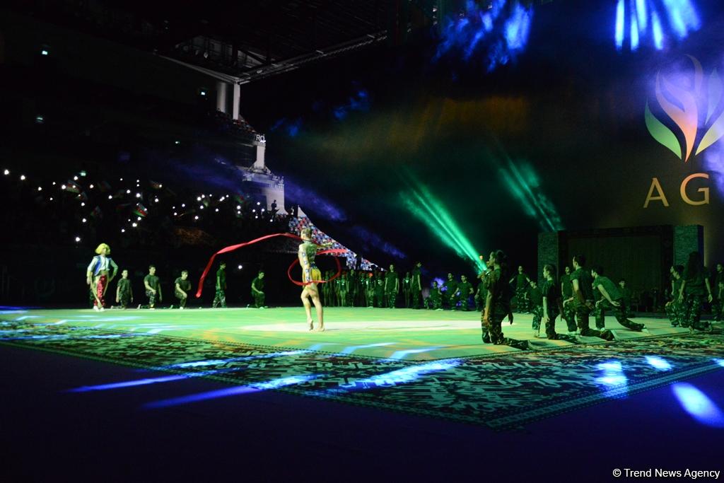 Baku hosts Gala & closing ceremony of FIG World Cup Final in Rhythmic Gymnastics