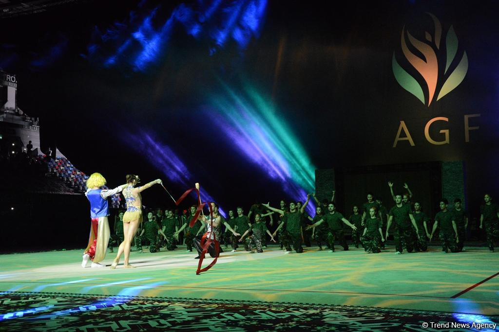 Baku hosts Gala & closing ceremony of FIG World Cup Final in Rhythmic Gymnastics