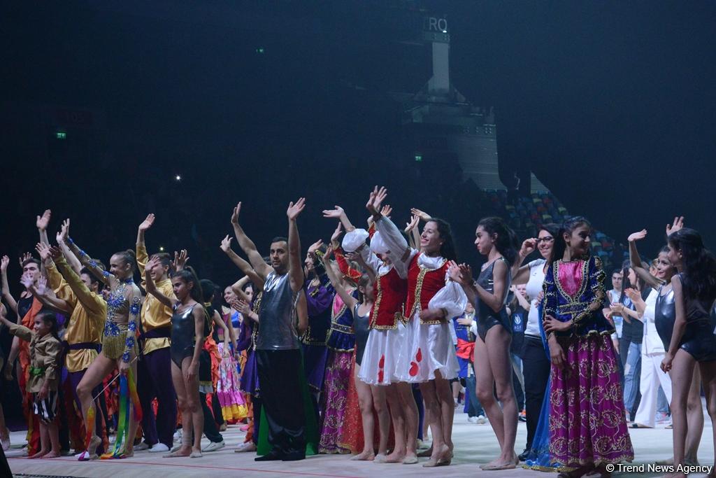 Baku hosts Gala & closing ceremony of FIG World Cup Final in Rhythmic Gymnastics