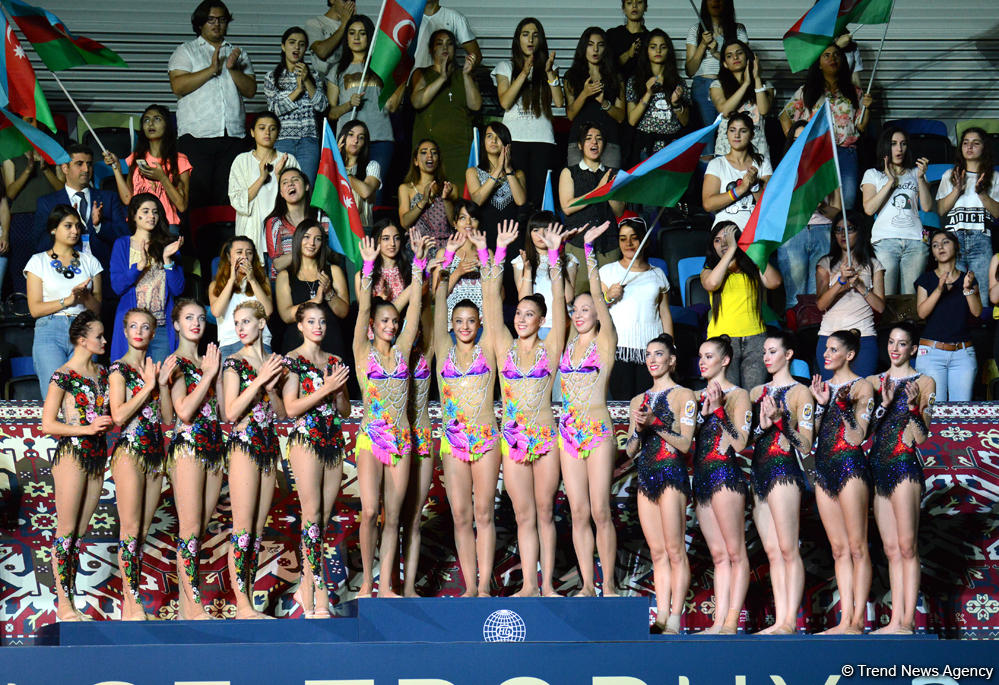 FIG World Cup in Baku: Winners in group exercises awarded (PHOTO)