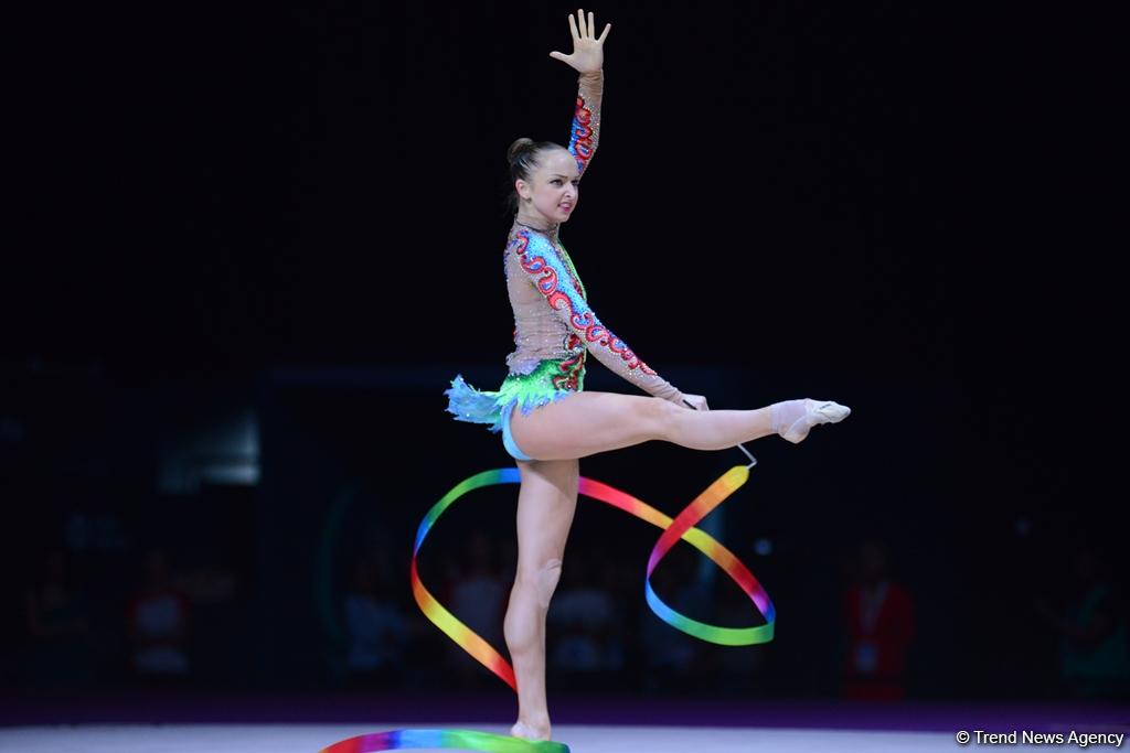 Beauty and grace: performances with ribbon at FIG World Cup in Baku (PHOTOS)