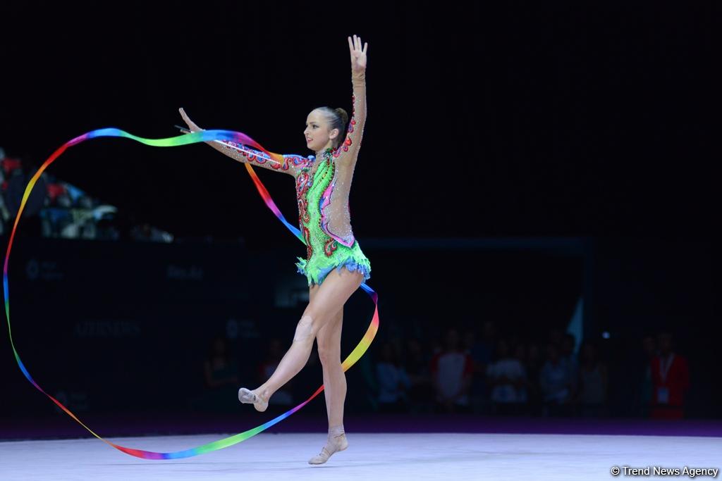 Beauty and grace: performances with ribbon at FIG World Cup in Baku (PHOTOS)