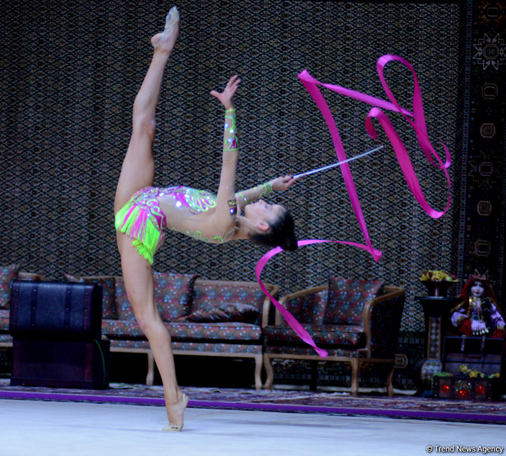 Beauty and grace: performances with ribbon at FIG World Cup in Baku (PHOTOS)