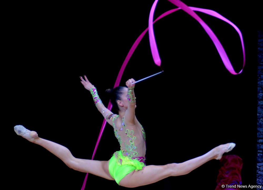 Beauty and grace: performances with ribbon at FIG World Cup in Baku (PHOTOS)