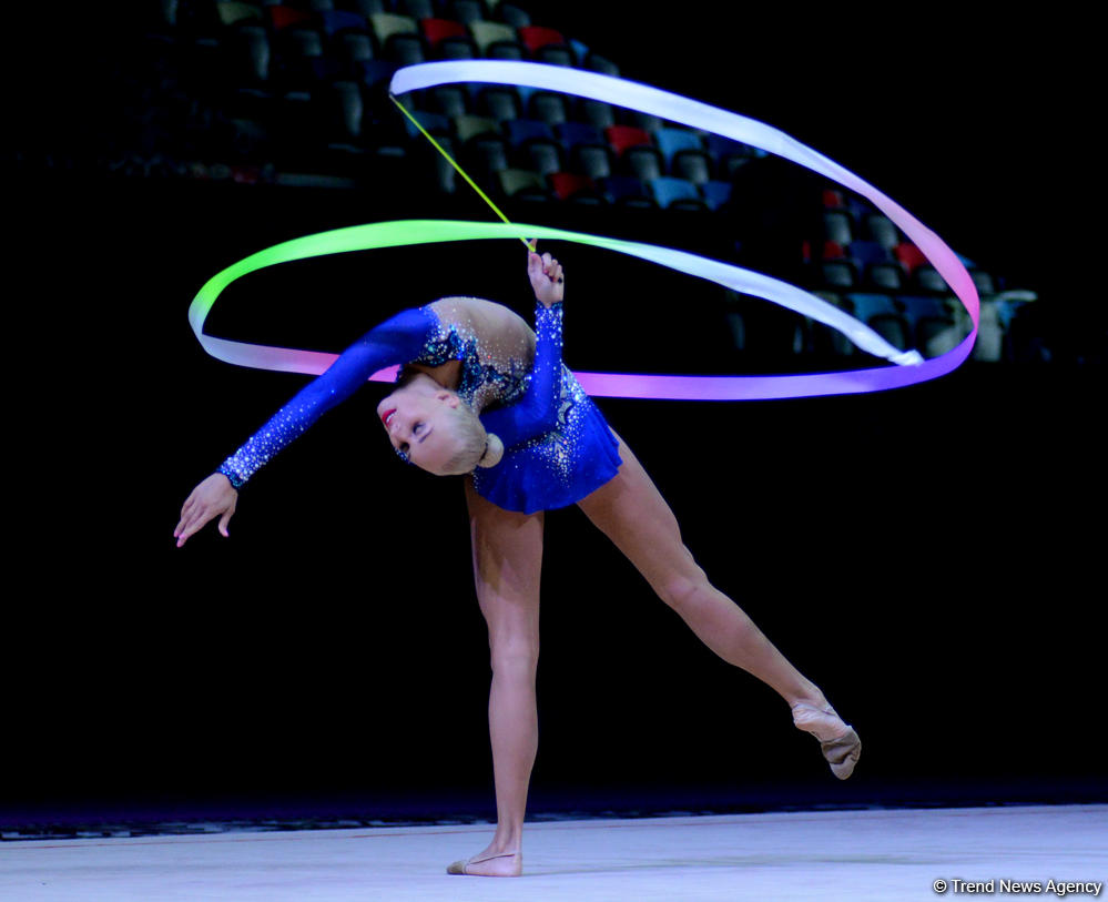 Beauty and grace: performances with ribbon at FIG World Cup in Baku (PHOTOS)