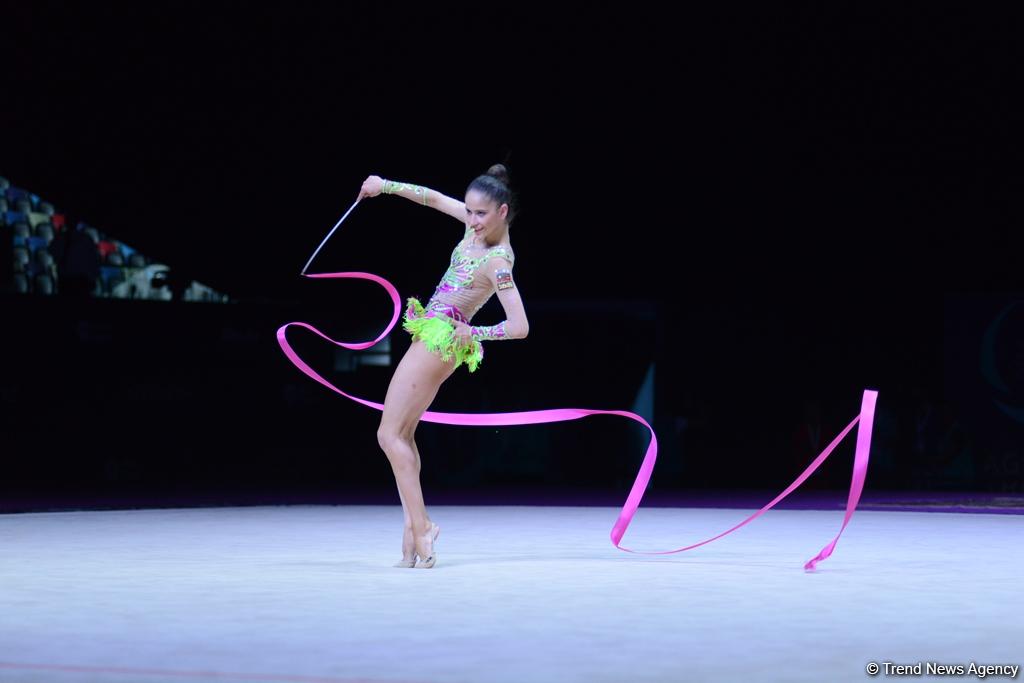 Beauty and grace: performances with ribbon at FIG World Cup in Baku (PHOTOS)