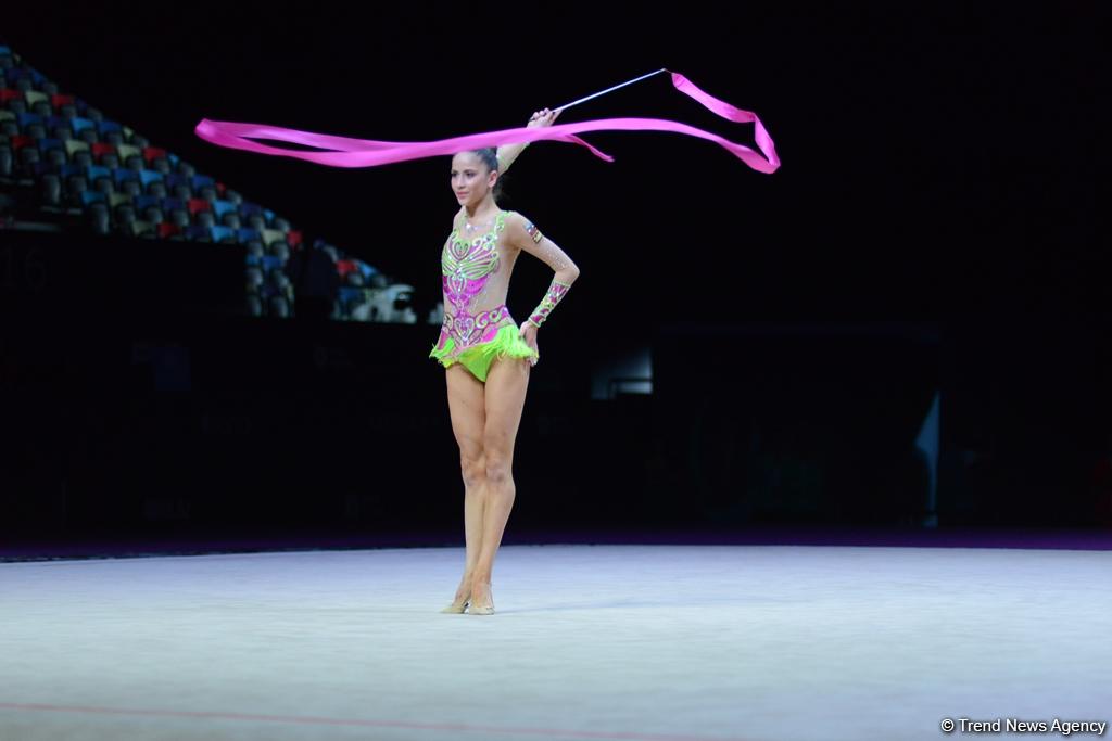 Beauty and grace: performances with ribbon at FIG World Cup in Baku (PHOTOS)