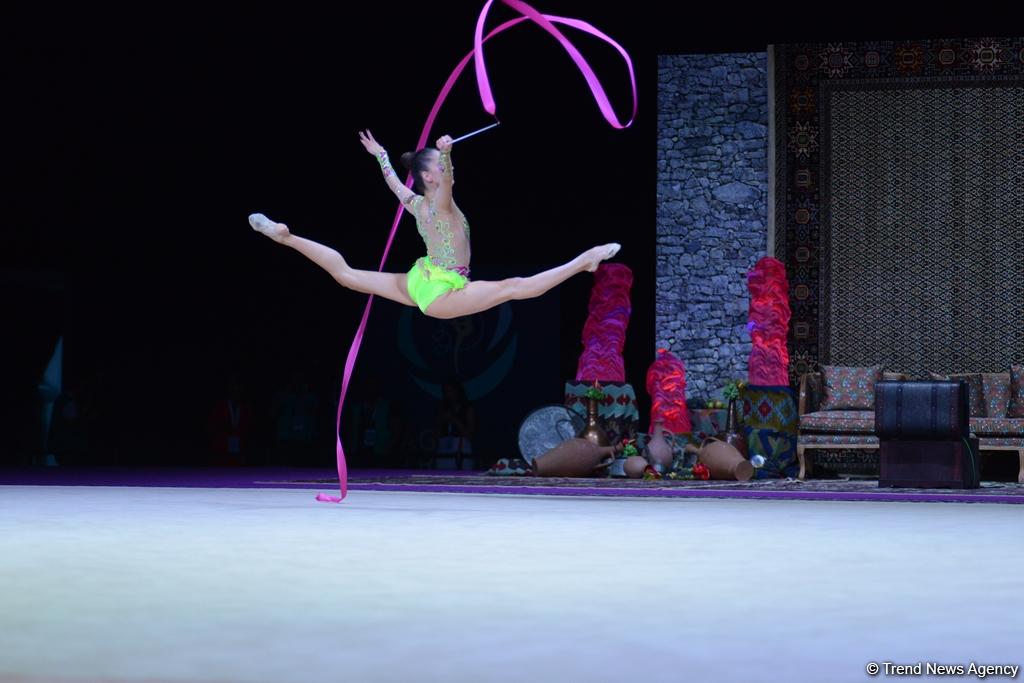 Beauty and grace: performances with ribbon at FIG World Cup in Baku (PHOTOS)
