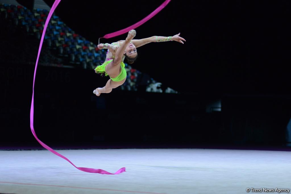 Beauty and grace: performances with ribbon at FIG World Cup in Baku (PHOTOS)