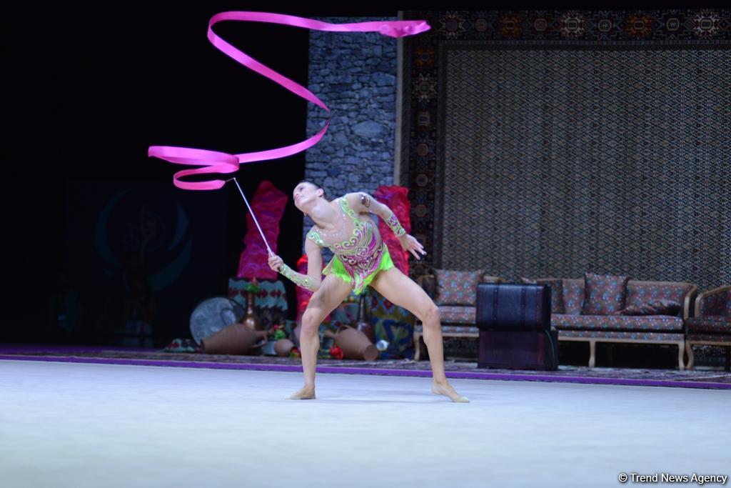 Beauty and grace: performances with ribbon at FIG World Cup in Baku (PHOTOS)
