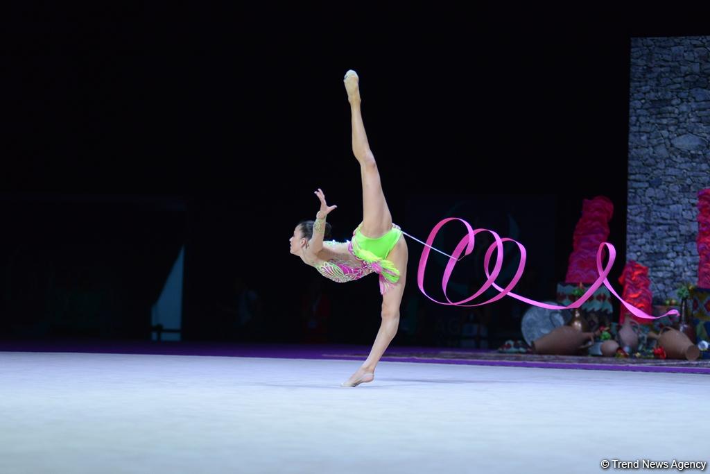 Beauty and grace: performances with ribbon at FIG World Cup in Baku (PHOTOS)
