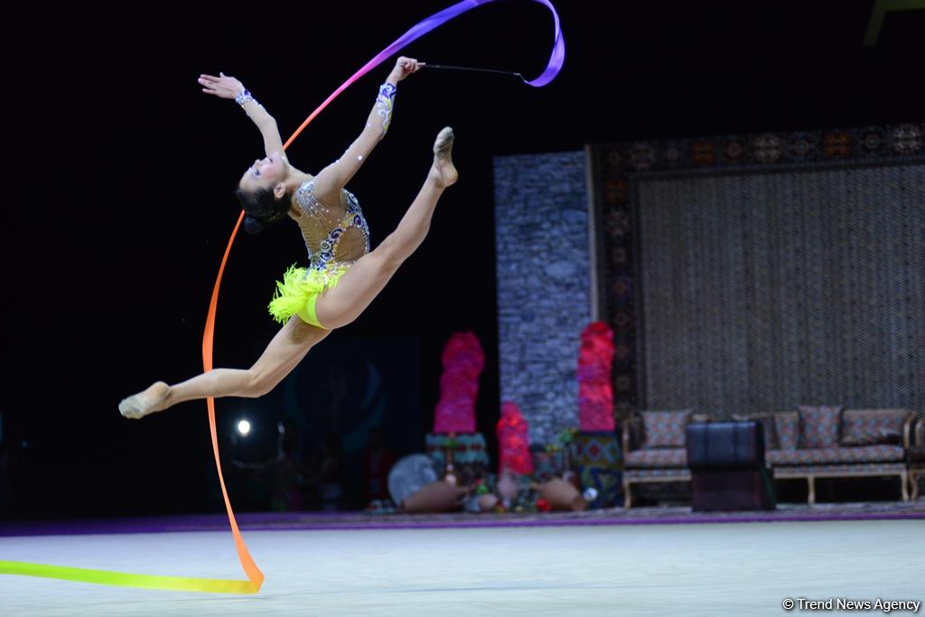 Beauty and grace: performances with ribbon at FIG World Cup in Baku (PHOTOS)