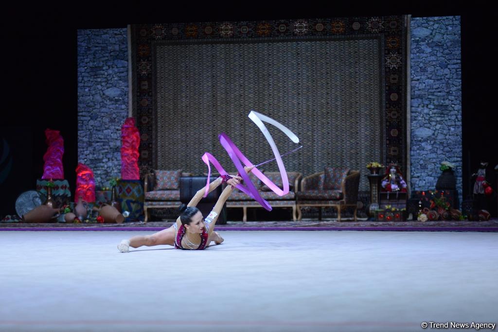 Beauty and grace: performances with ribbon at FIG World Cup in Baku (PHOTOS)