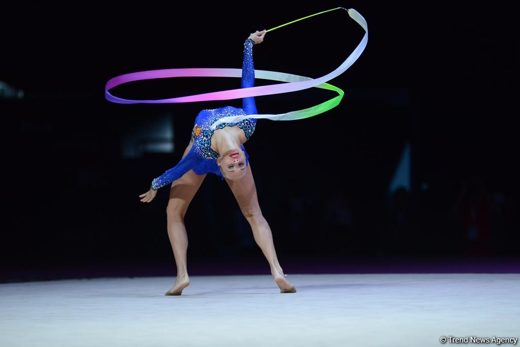 Beauty and grace: performances with ribbon at FIG World Cup in Baku (PHOTOS)