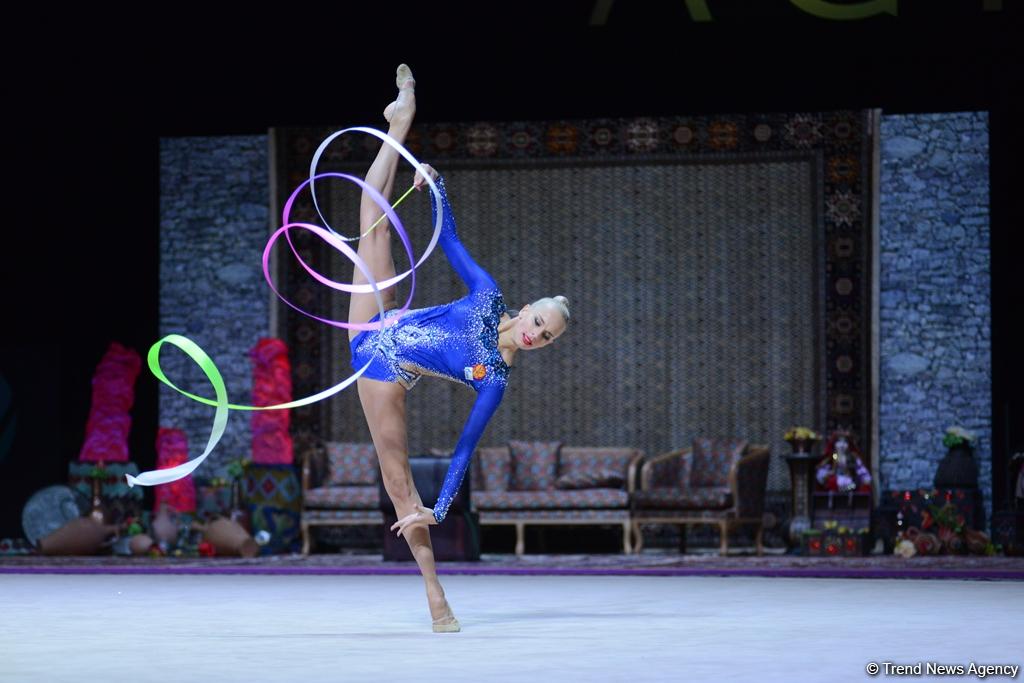 Beauty and grace: performances with ribbon at FIG World Cup in Baku (PHOTOS)