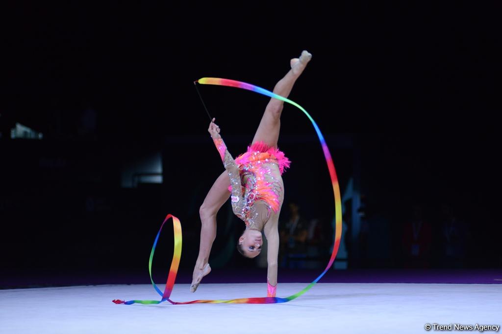 Beauty and grace: performances with ribbon at FIG World Cup in Baku (PHOTOS)