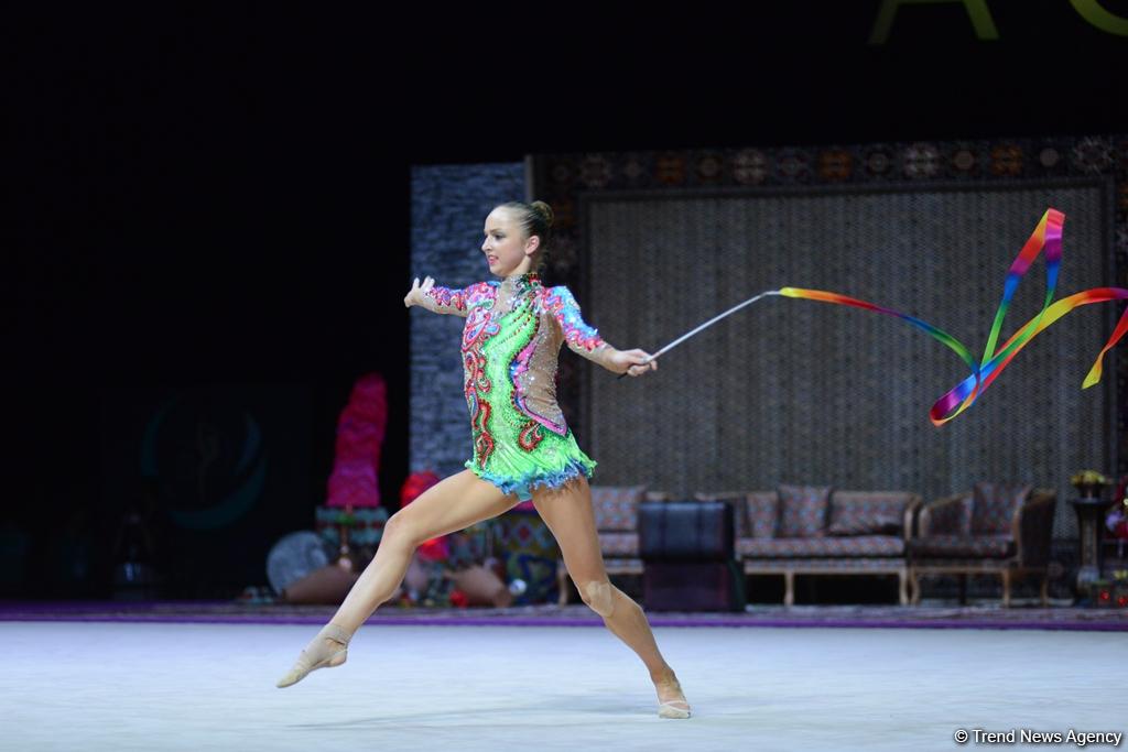 Beauty and grace: performances with ribbon at FIG World Cup in Baku (PHOTOS)