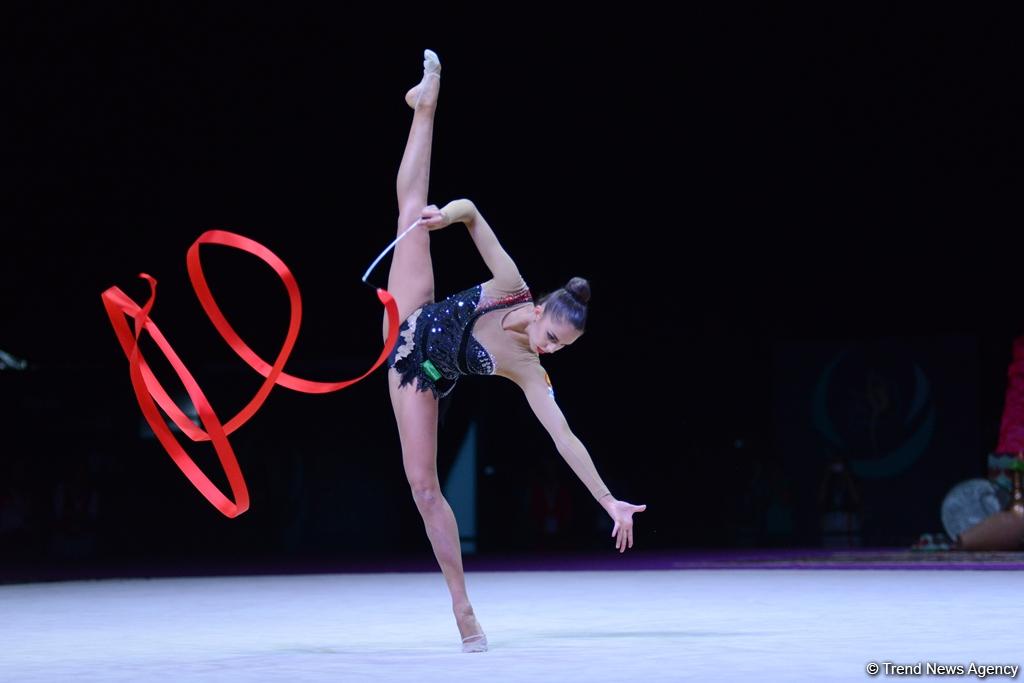 Beauty and grace: performances with ribbon at FIG World Cup in Baku (PHOTOS)
