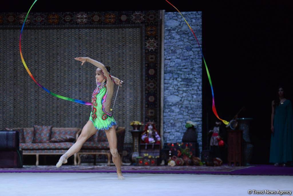 Beauty and grace: performances with ribbon at FIG World Cup in Baku (PHOTOS)