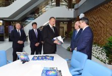 President Aliyev attends opening of Gabala regional “ASAN xidmet” center (PHOTO)