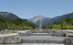 President Aliyev attends opening of “Gabala” Park and Boulevard Complex after reconstruction (PHOTO)