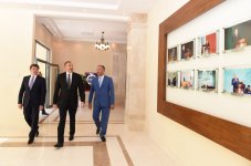 President Aliyev opens administrative building of YAP Gabala district branch (PHOTO)