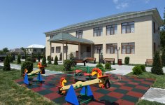 President Aliyev attends opening of orphanage-kindergarten in Ismayilli