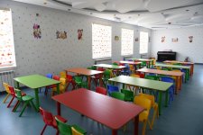 President Aliyev attends opening of orphanage-kindergarten in Ismayilli