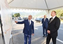 President Aliyev attends opening of newly reconstructed Qaramaryam-Ismayilli highway
