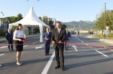 President Aliyev attends opening of newly reconstructed Qaramaryam-Ismayilli highway