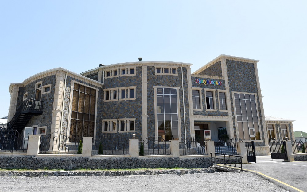 President Aliyev attends opening of kindergarten constructed in Azerbaijan’s Gabala on Heydar Aliyev Foundation’s initiative (PHOTO)