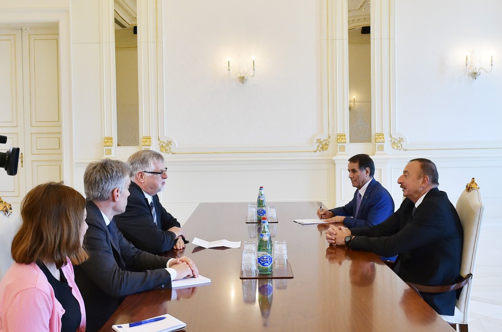 Ilham Aliyev receives EU special rep for South Caucasus