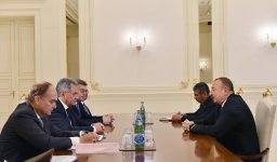 President Aliyev receives Russian Defense Minister