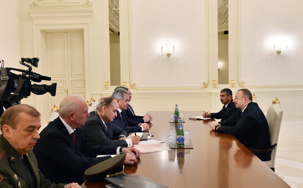President Aliyev receives Russian Defense Minister