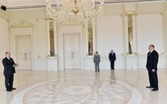 Ilham Aliyev receives credentials of new Belgian ambassador (PHOTO)