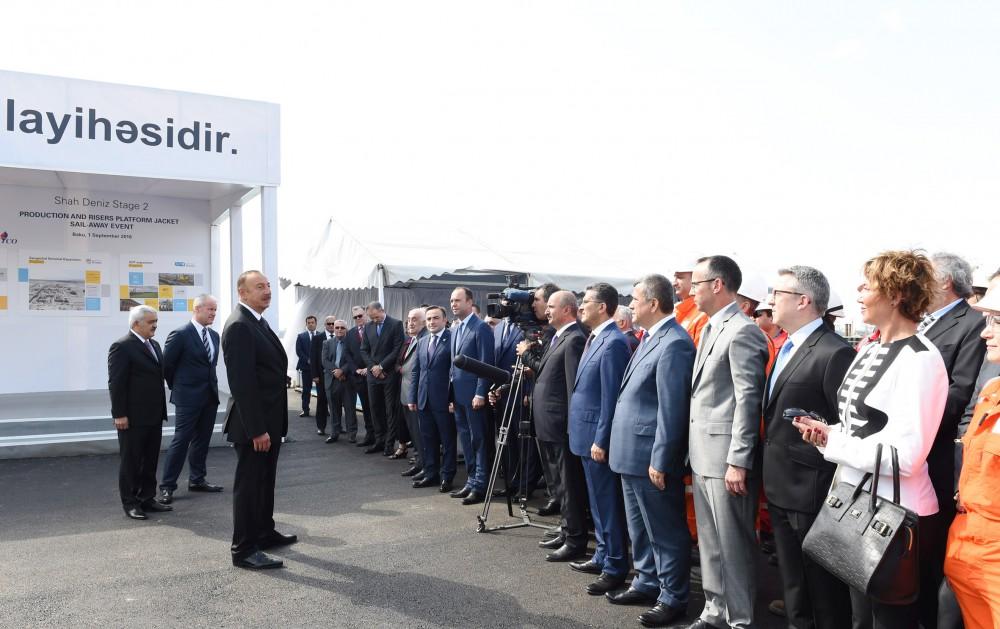Ilham Aliyev: Shah Deniz 2 important for entire region, Europe