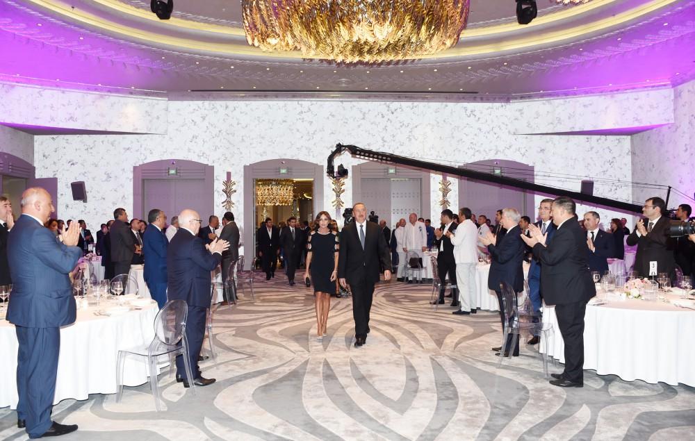 Ilham Aliyev, his spouse meet Azerbaijani Olympians