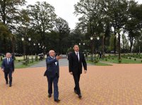 Ilham Aliyev opens Flag Square in Masalli (PHOTO)