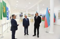 Ilham Aliyev opens Flag Square in Masalli (PHOTO)