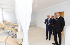 Ilham Aliyev views overhauled Bilasuvar District Hospital (PHOTO)
