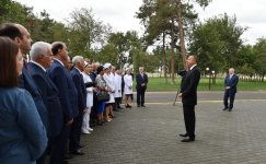 Ilham Aliyev views overhauled Bilasuvar District Hospital (PHOTO)