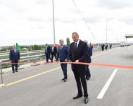 Ilham Aliyev opens section of Alat-Astara-Iran state border highway (PHOTO)