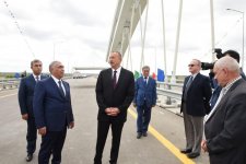 Ilham Aliyev opens section of Alat-Astara-Iran state border highway (PHOTO)