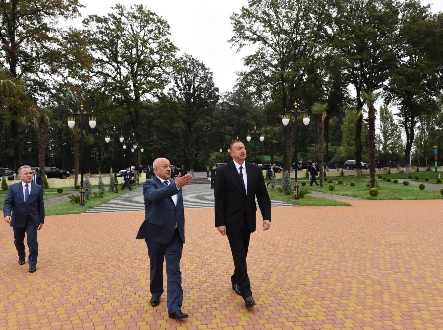 Ilham Aliyev opens Flag Square in Masalli (PHOTO)