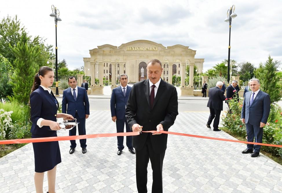 President Aliyev opens new administrative building of YAP Salyan district branch (PHOTO)