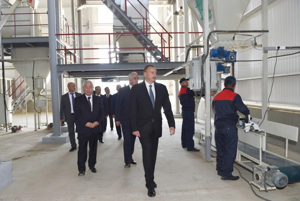 Ilham Aliyev inaugurates Yalama Agropark