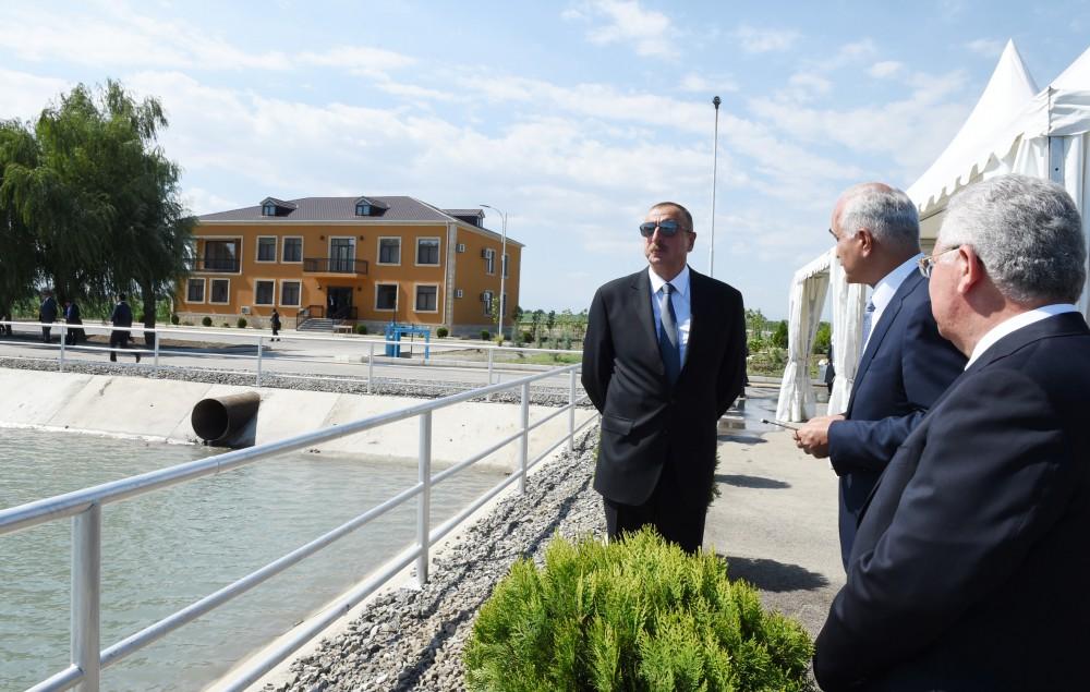 Ilham Aliyev inaugurates Yalama Agropark