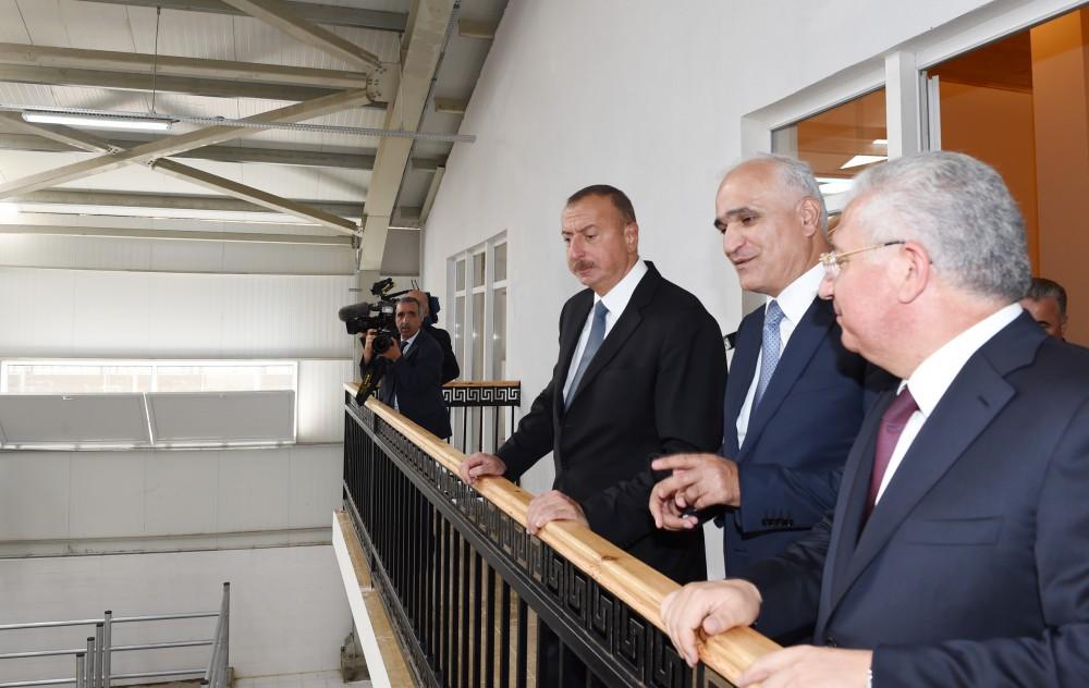 Ilham Aliyev inaugurates Yalama Agropark